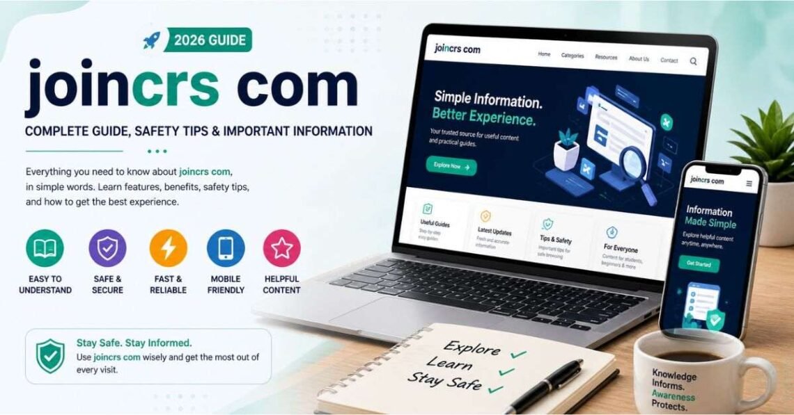 joincrs com guide modern website infographic banner